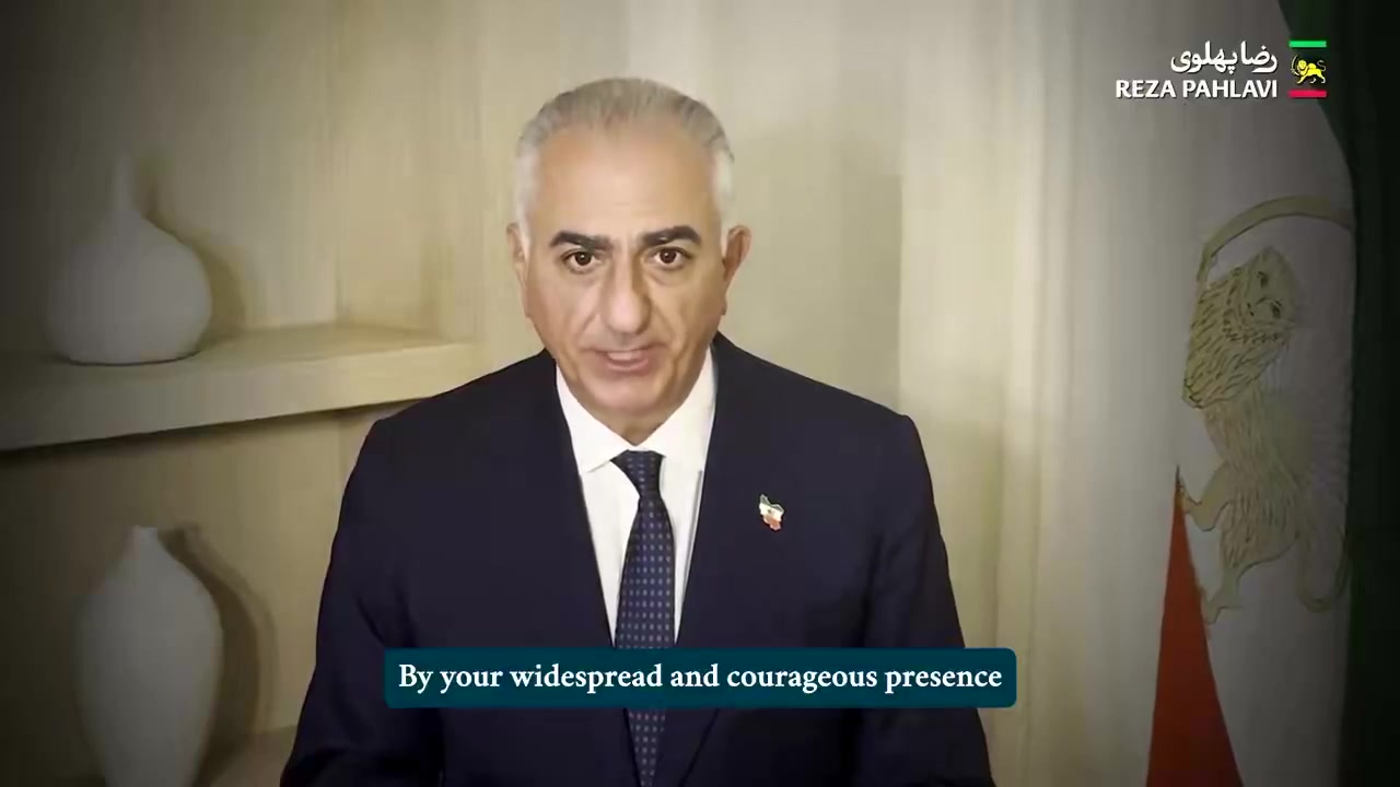 [Video] Crown prince Reza Pahlavi says Trump ready to help national revolution