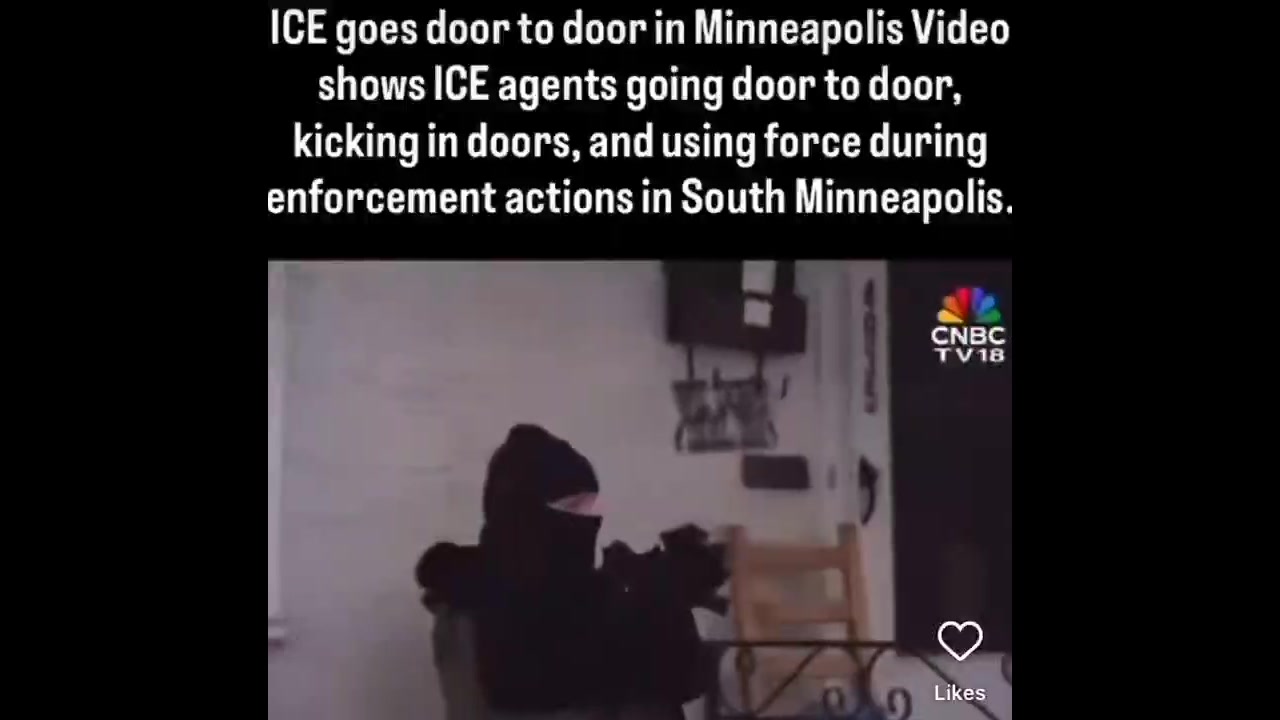 [Video] ICE agents seen using force in South Minneapolis without judge-signed warrants